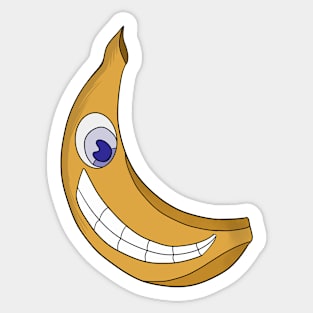 Smiling banana Sticker